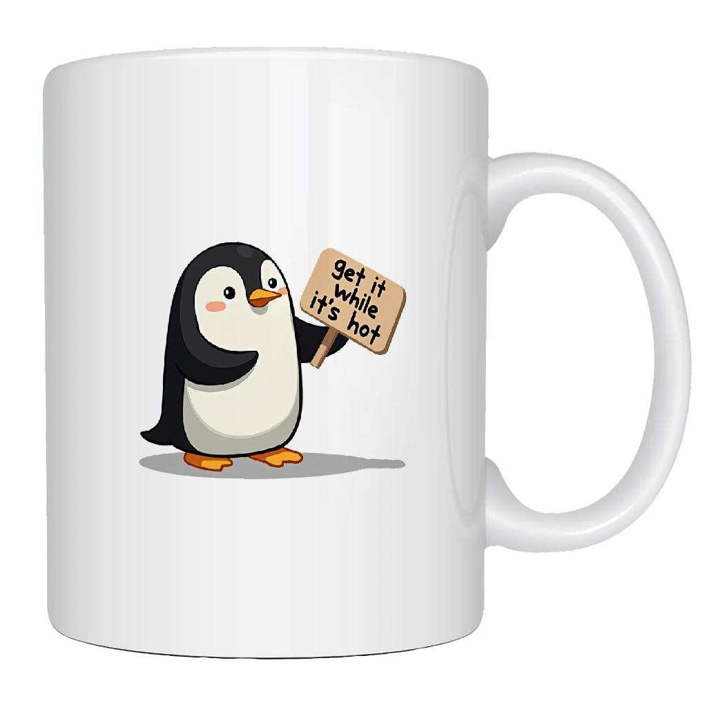 Get it while it is hot mug