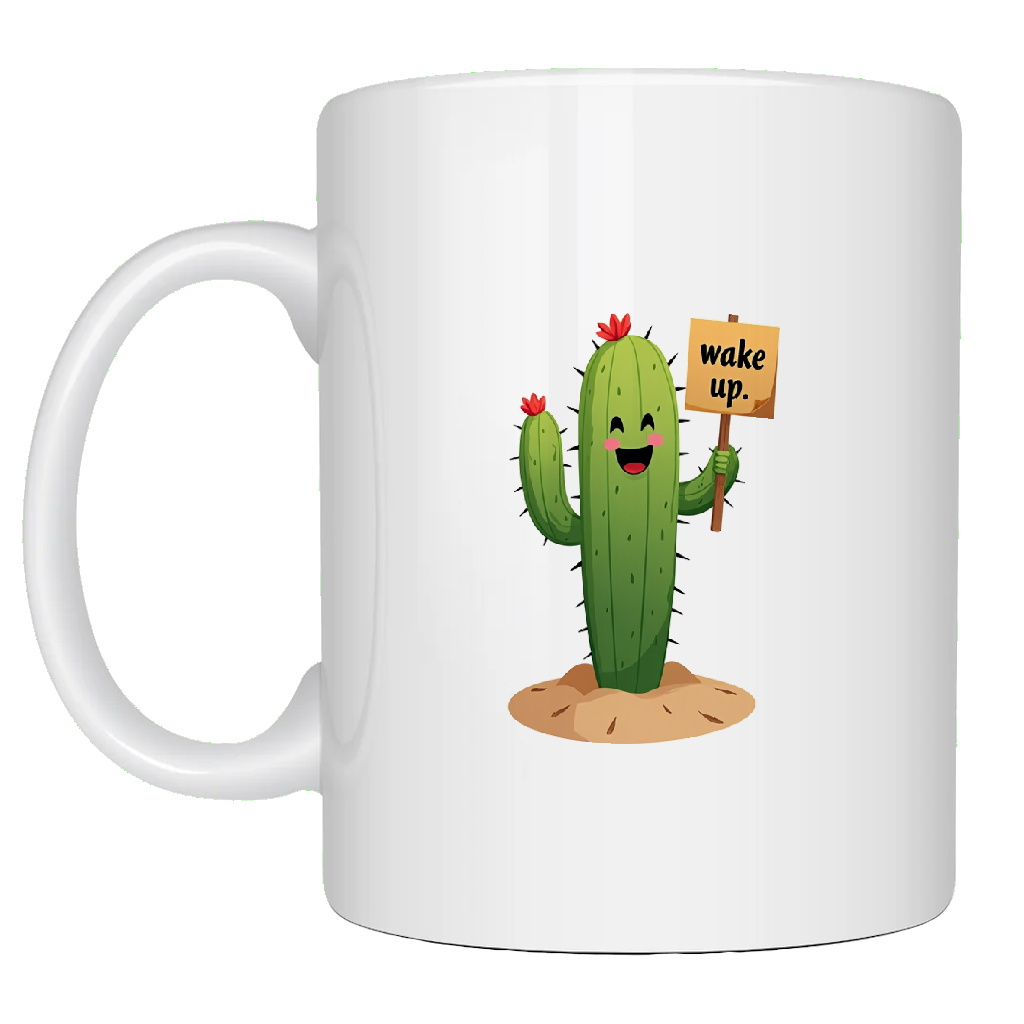 Sleepy Cactus Mug