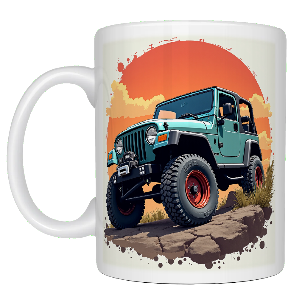 Off-road adventure mug