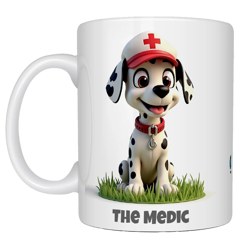 Dalmation, The Medic, Coffee Mug, Wet Nose Charity