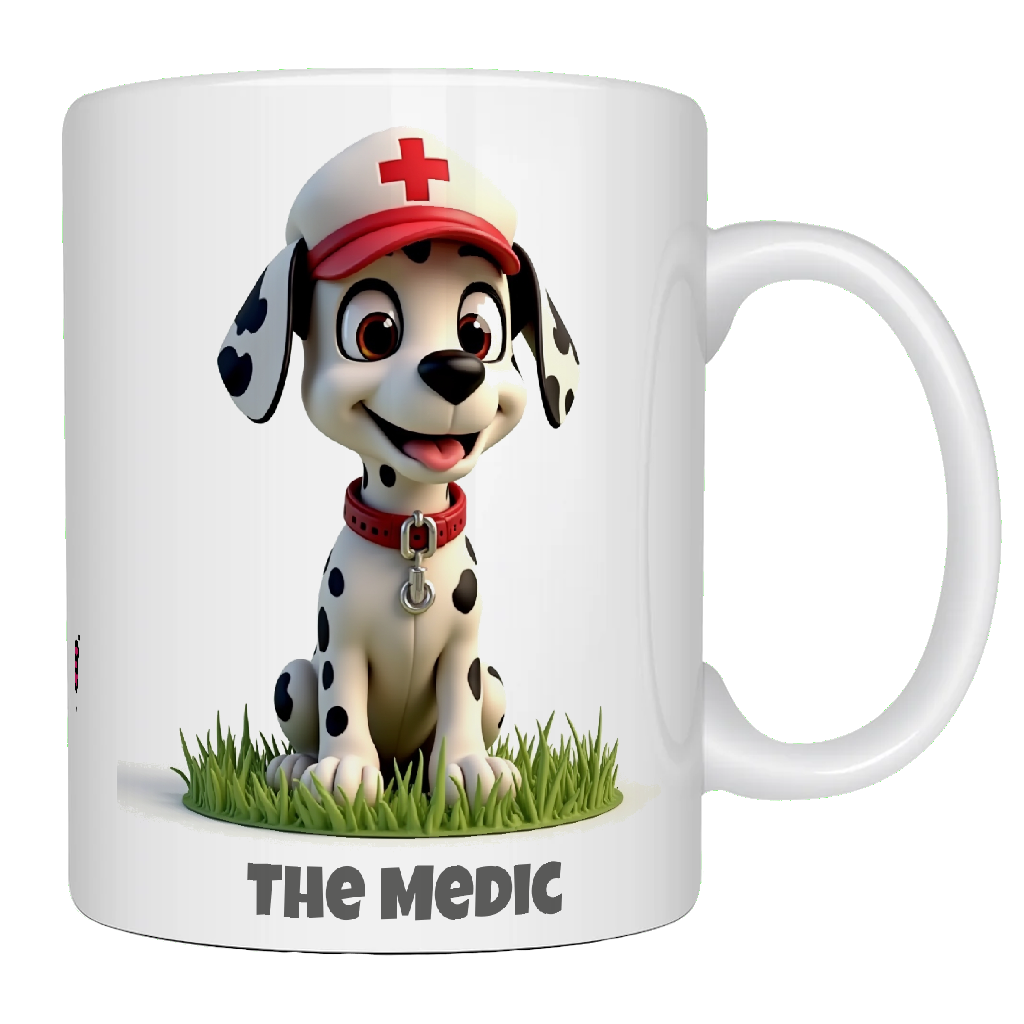 Dalmation, The Medic, Coffee Mug, Wet Nose Charity