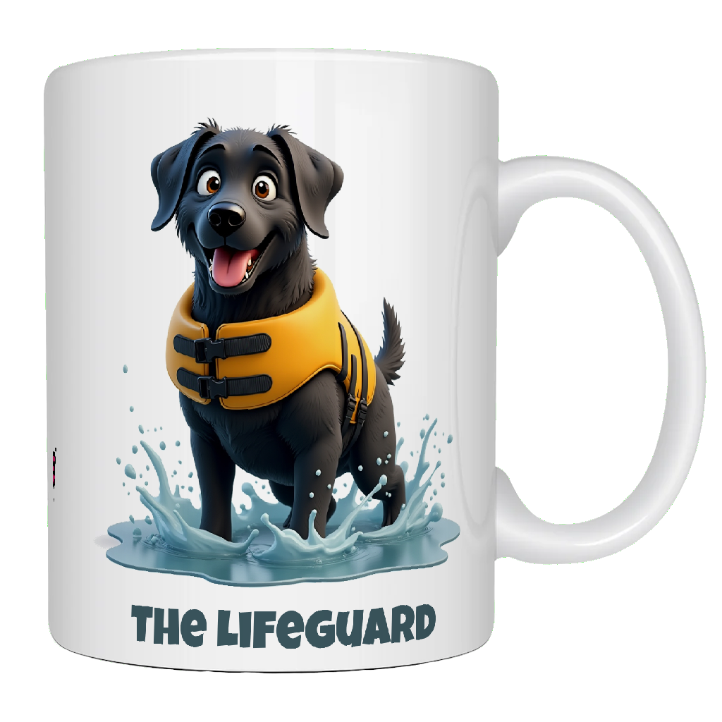 Labrador, The Lifeguard, Coffee Mug, Wet Nose Charity