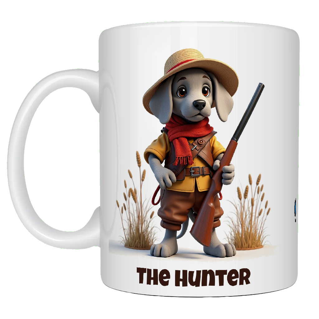 Weimaraner, The Hunter, Coffee Mug, Wet Nose Charity
