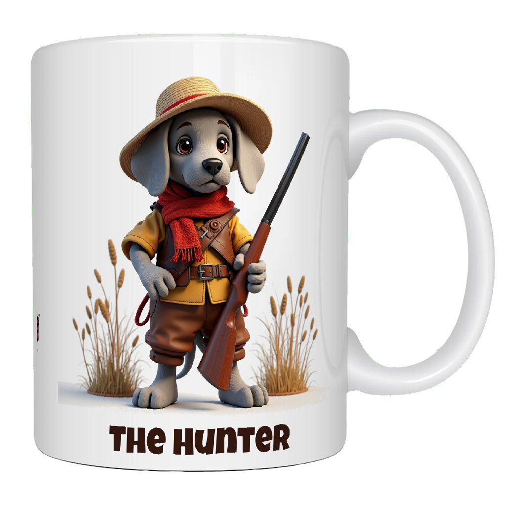 Weimaraner, The Hunter, Coffee Mug, Wet Nose Charity