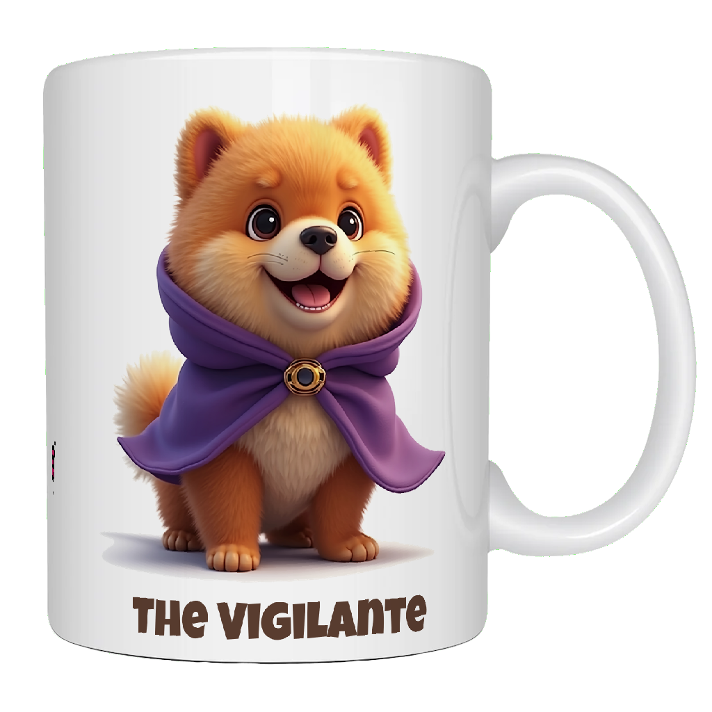 Chow, The Vigilante, Coffee Mug, Wet Nose Charity