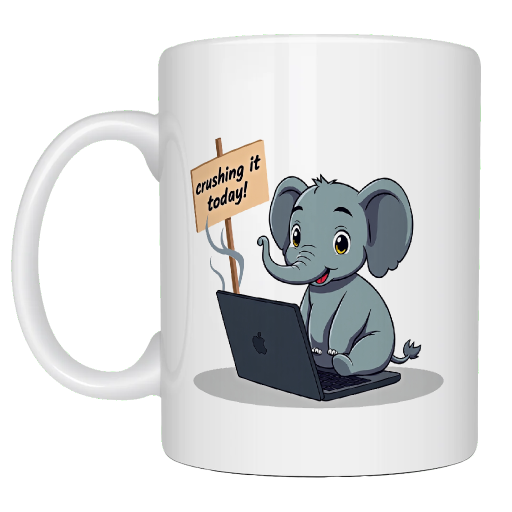 Crushing it mug