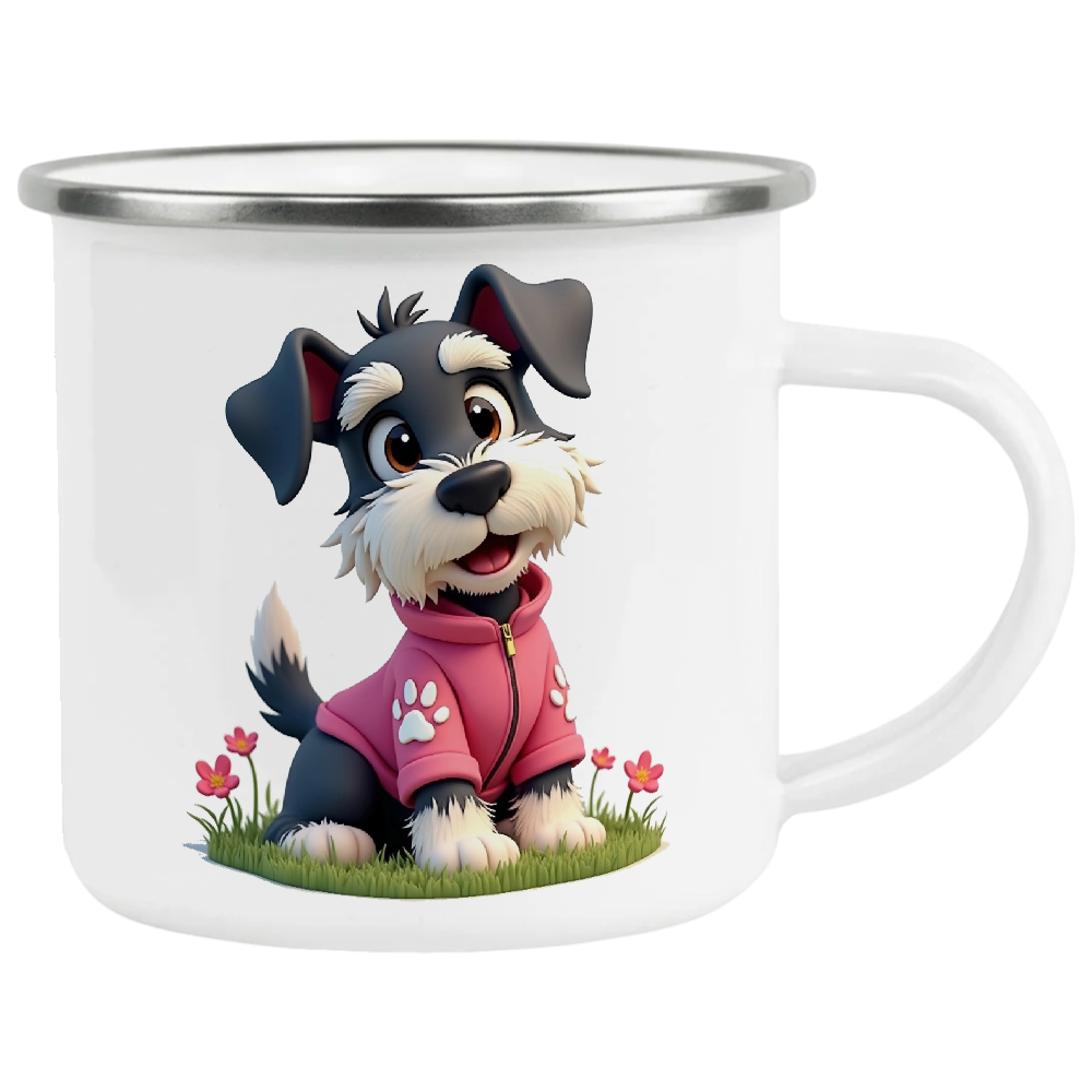 Schnauzer, The Pink Lady I, Coffee Mug, Wet Nose Charity