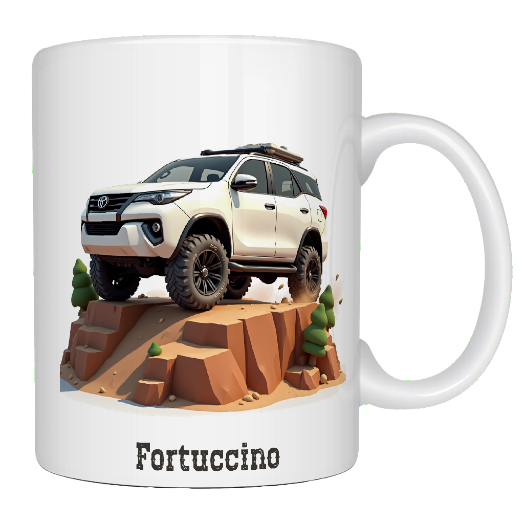 Offroad adventure, Fortuner nxt edition, coffee mug