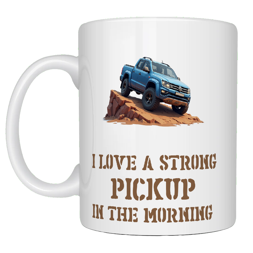 Offroad adventure, VW Amarok edition, coffee mug