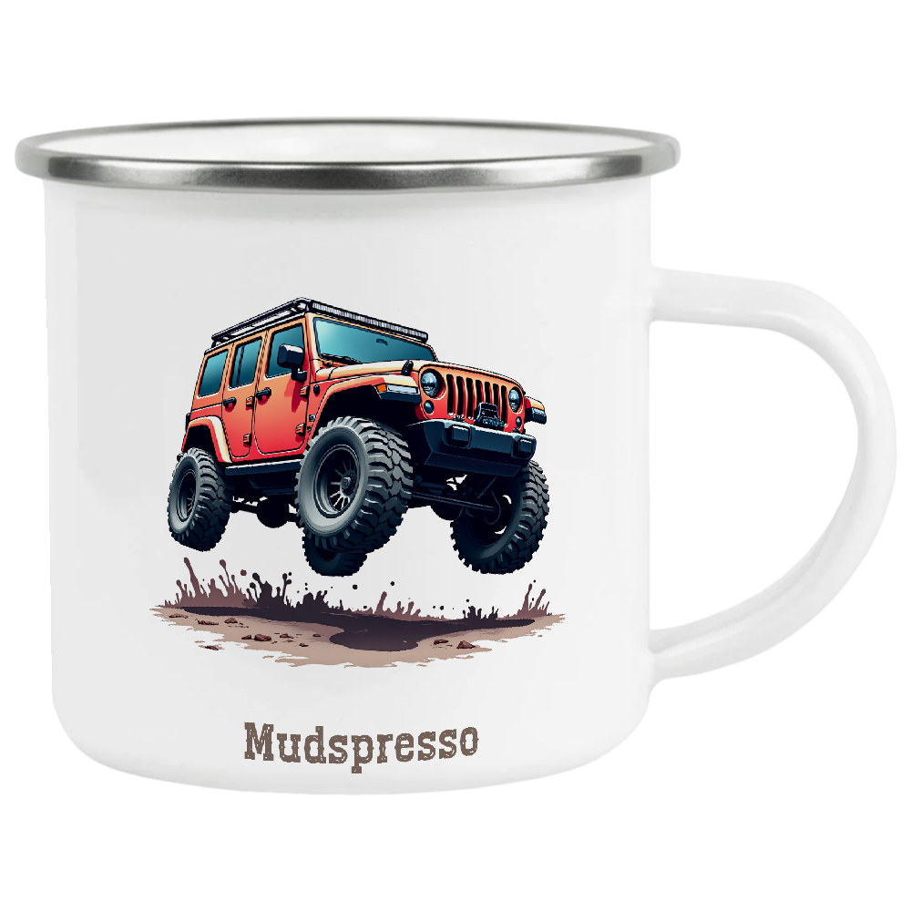 Offroad adventure, 4x4, coffee mug
