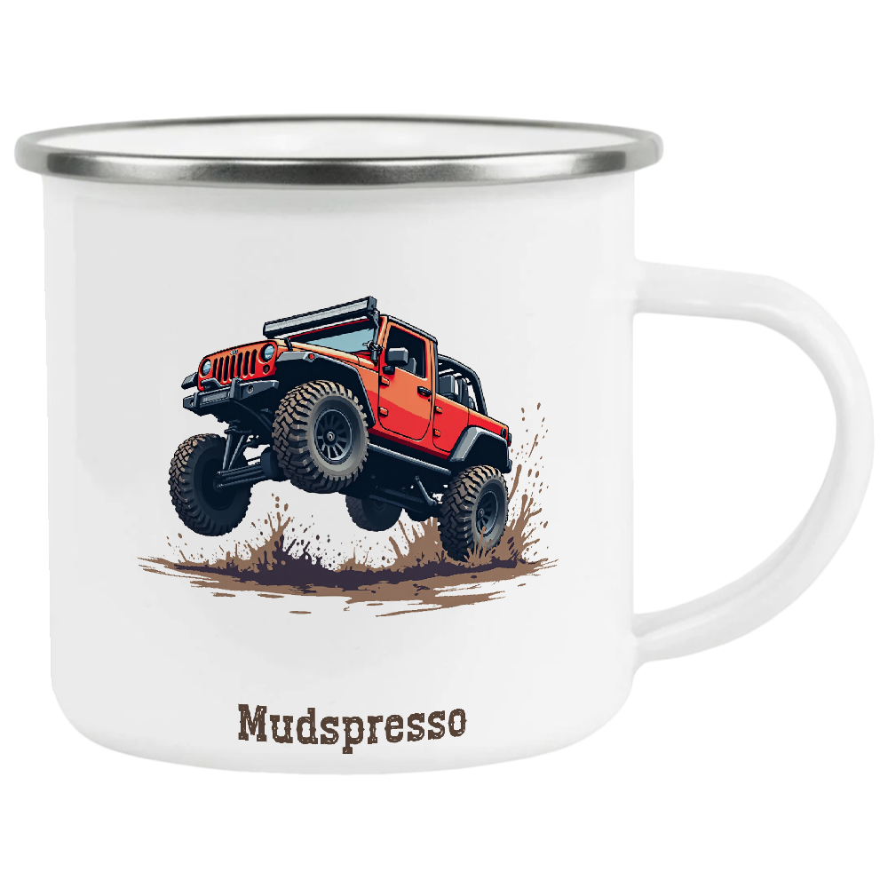 Offroad adventure, 4x4, coffee mug