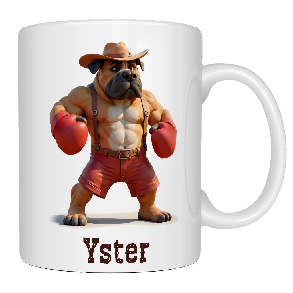 Afrikaner, boer, Die Yster, awesome boerboel coffee mug