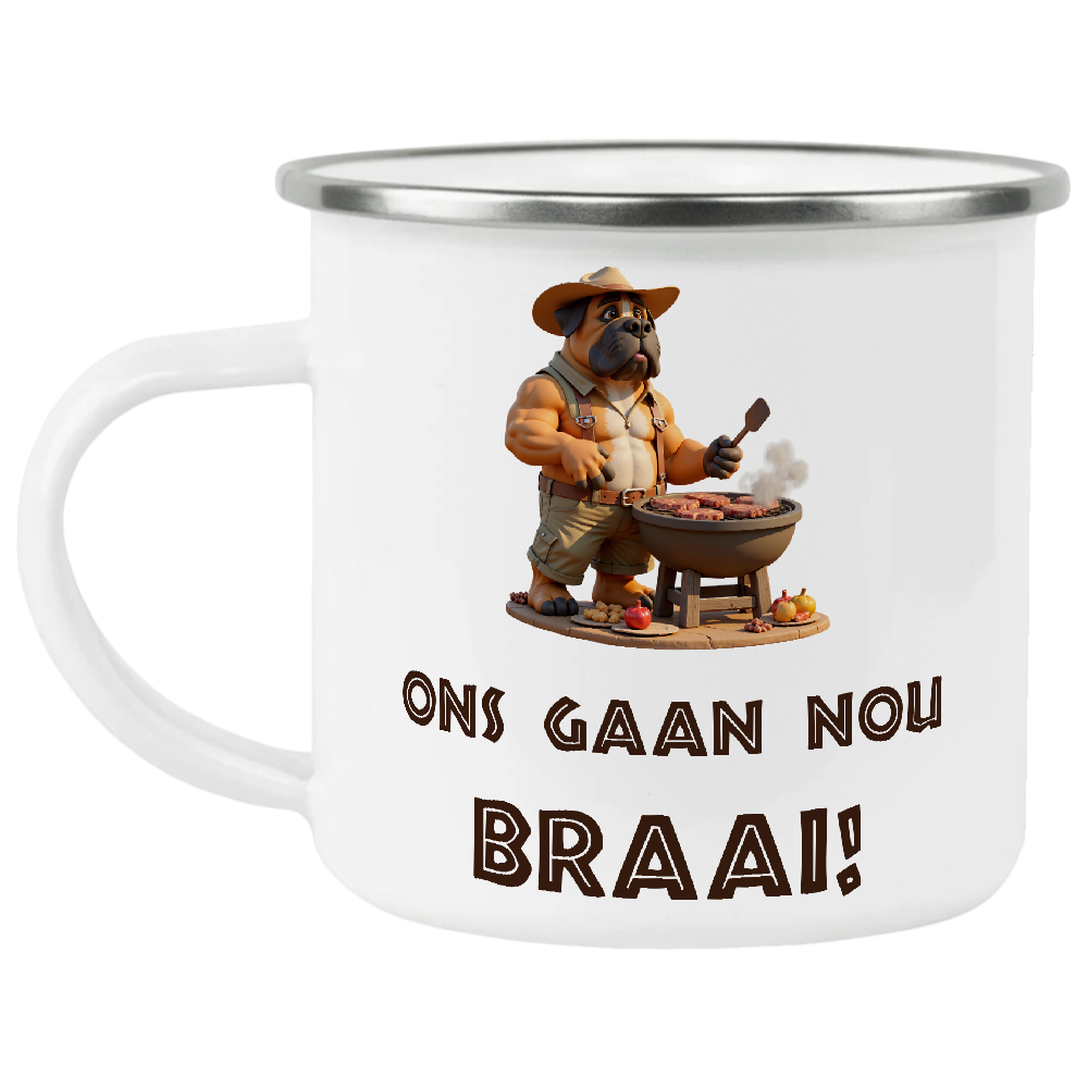 Afrikaner, boer, Ons gaan nou braai, awesome boerboel coffee mug