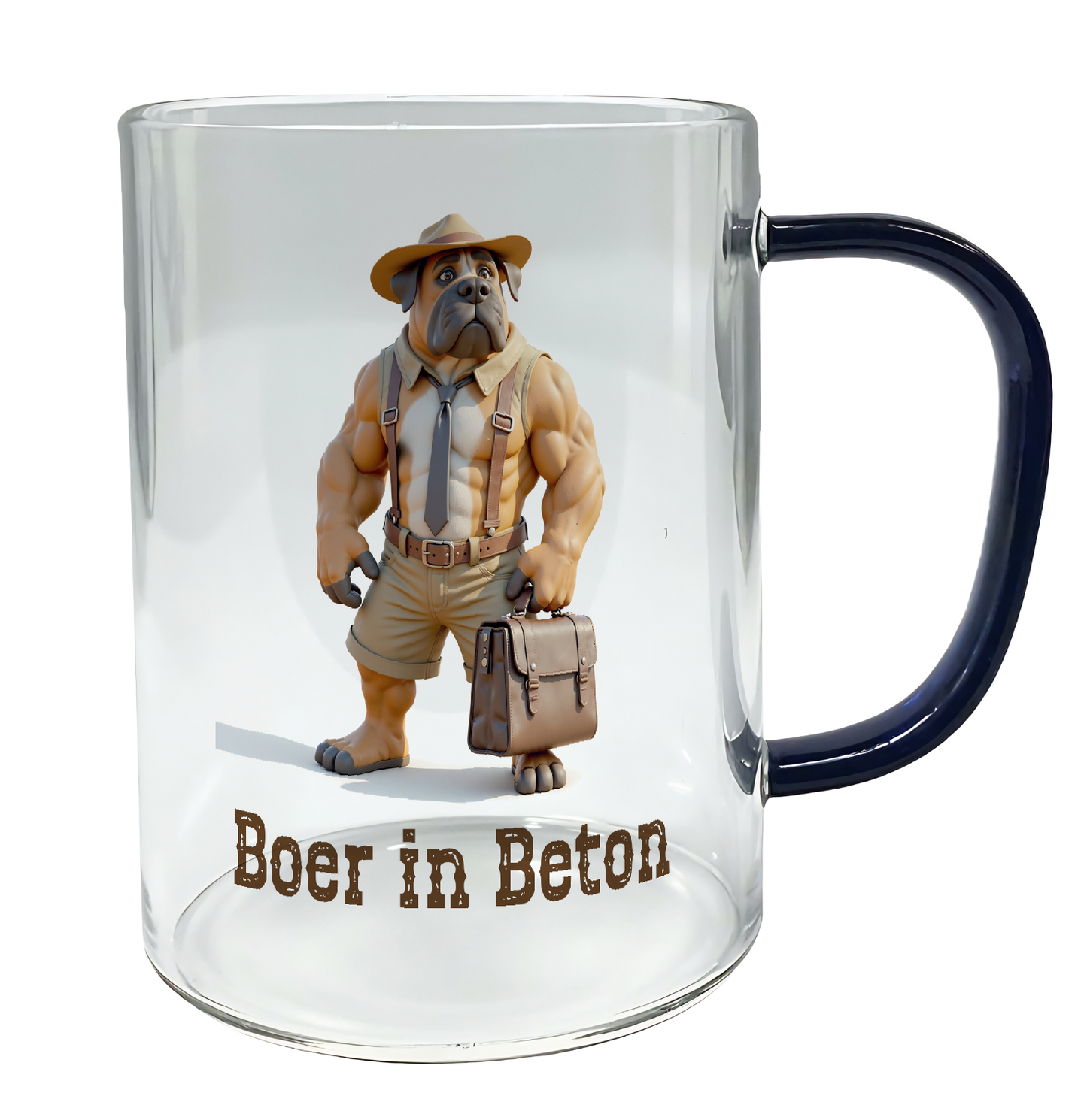 Afrikaner, boer, boer in beton, awesome boerboel coffee mug