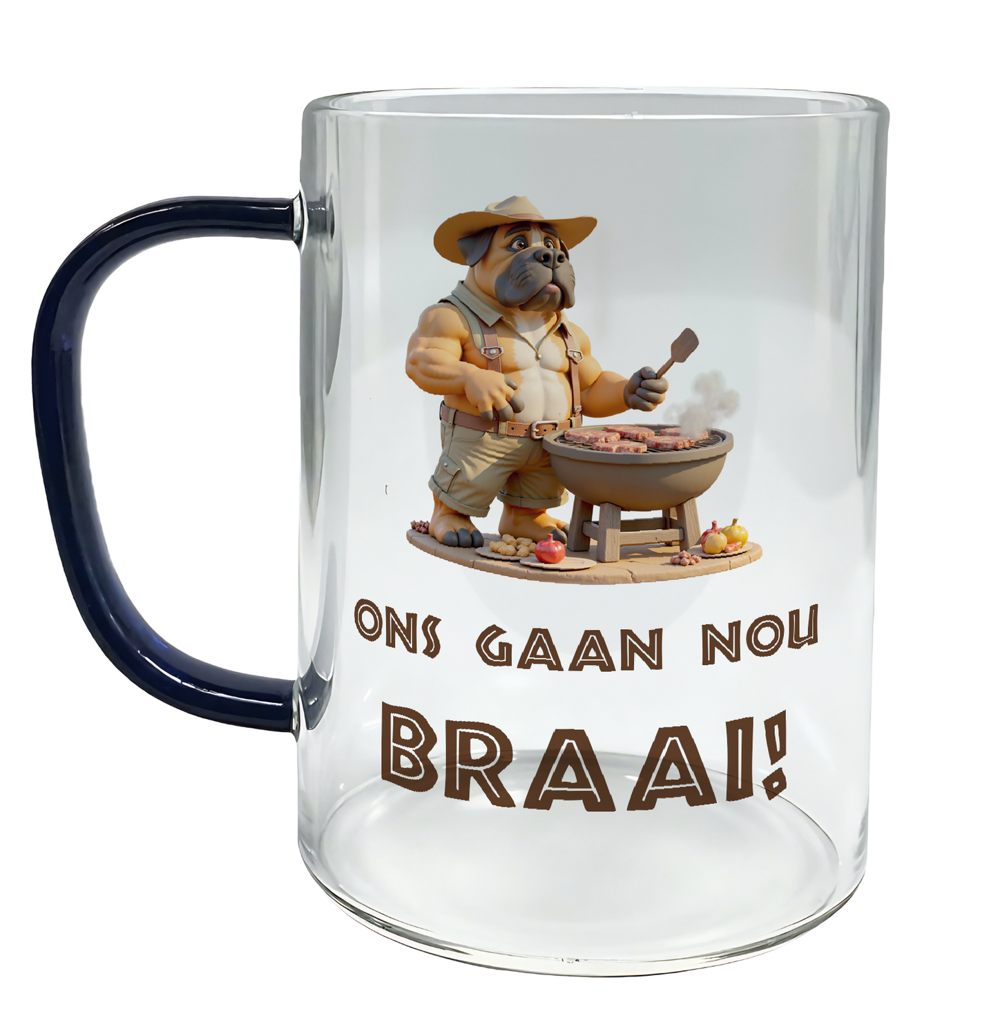 Afrikaner, boer, Ons gaan nou braai, awesome boerboel coffee mug