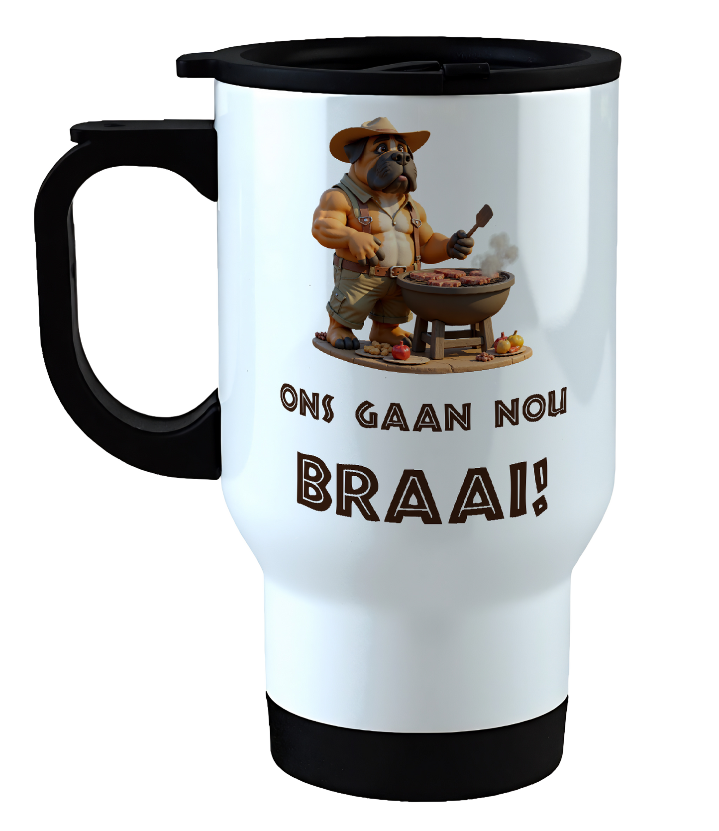 Afrikaner, boer, Ons gaan nou braai, awesome boerboel coffee mug