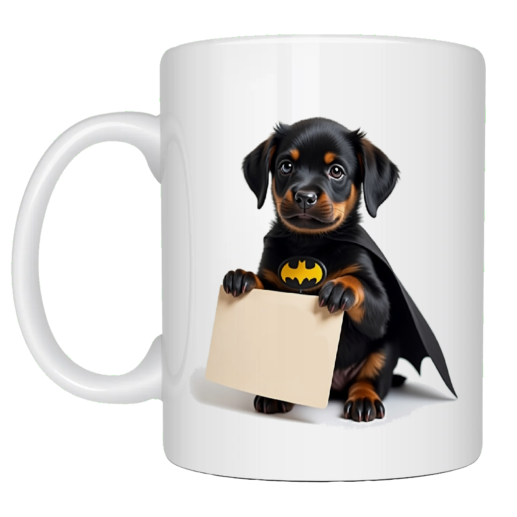 Dachshund, batman, awesome coffee mug