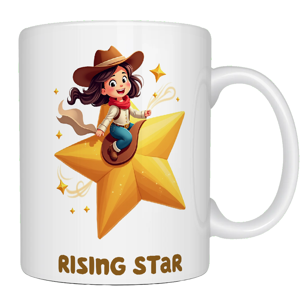 Cowgirl, The Rising Star, Awesome Coffee Mug