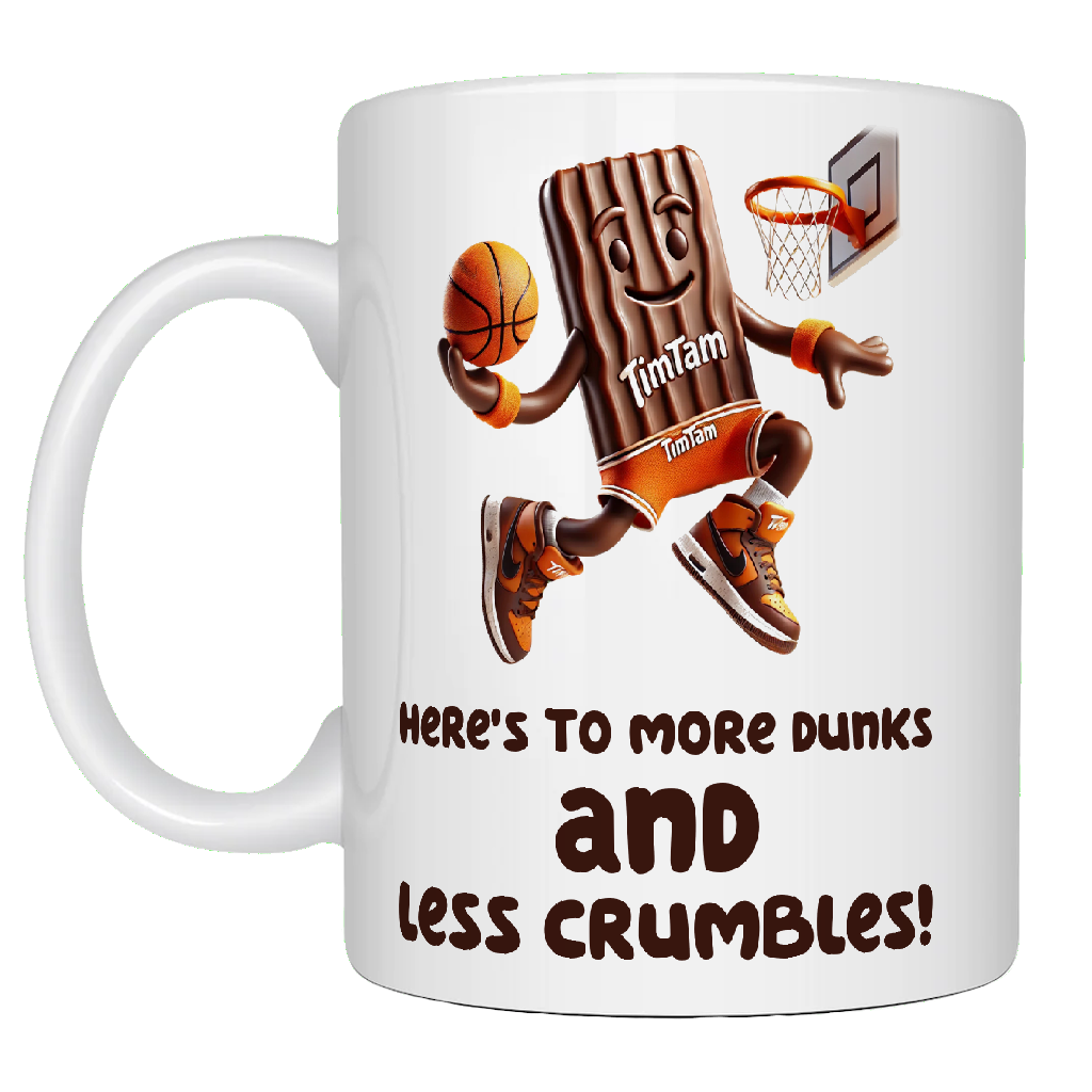Timtam, dunker, basketball, awesome coffee mug