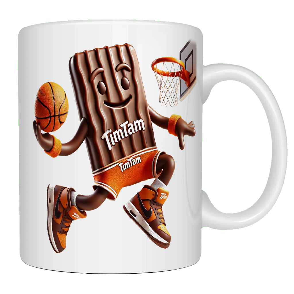 Timtam, dunker, basketball, awesome coffee mug