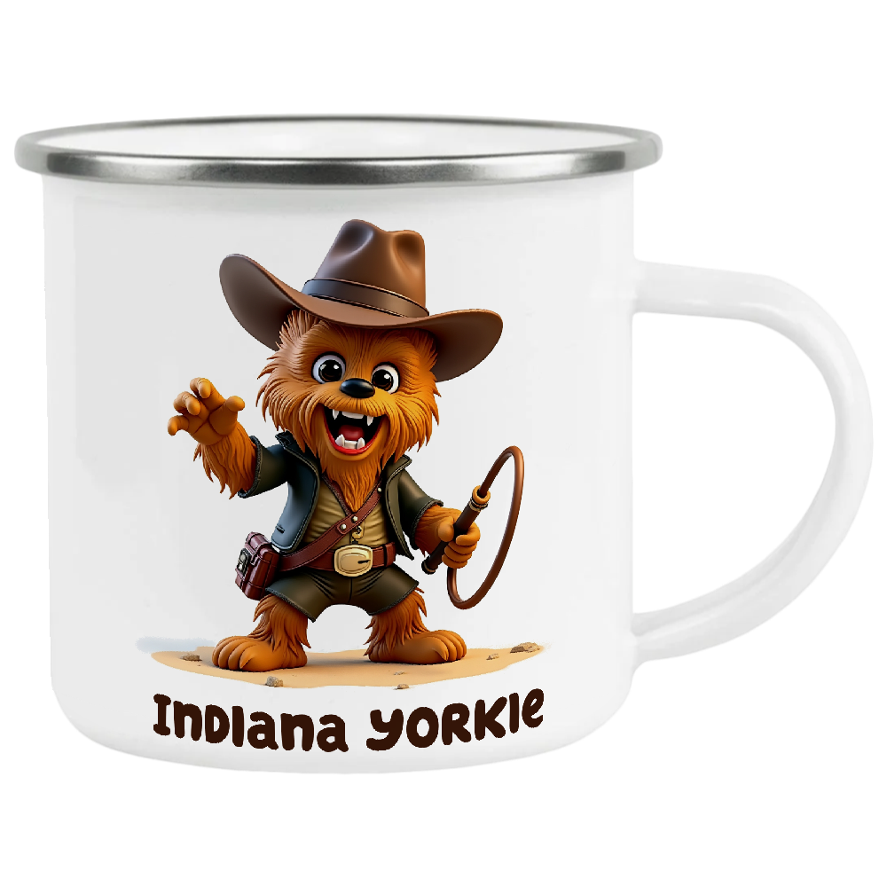 Indiana Yorkie, Treasure Hunter, Sci-Fi Coffee Mug