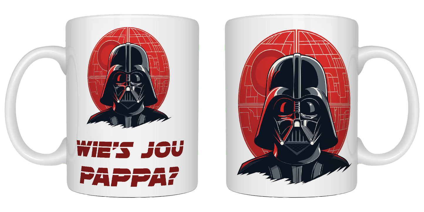 Wie's jou pappa, Red, Star Wars, Father's Day Mug