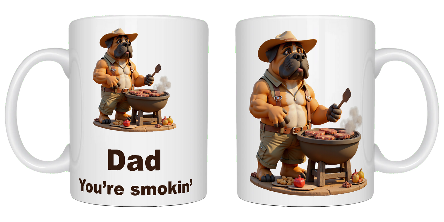 Dad, You're smokin', Father's Day Mug
