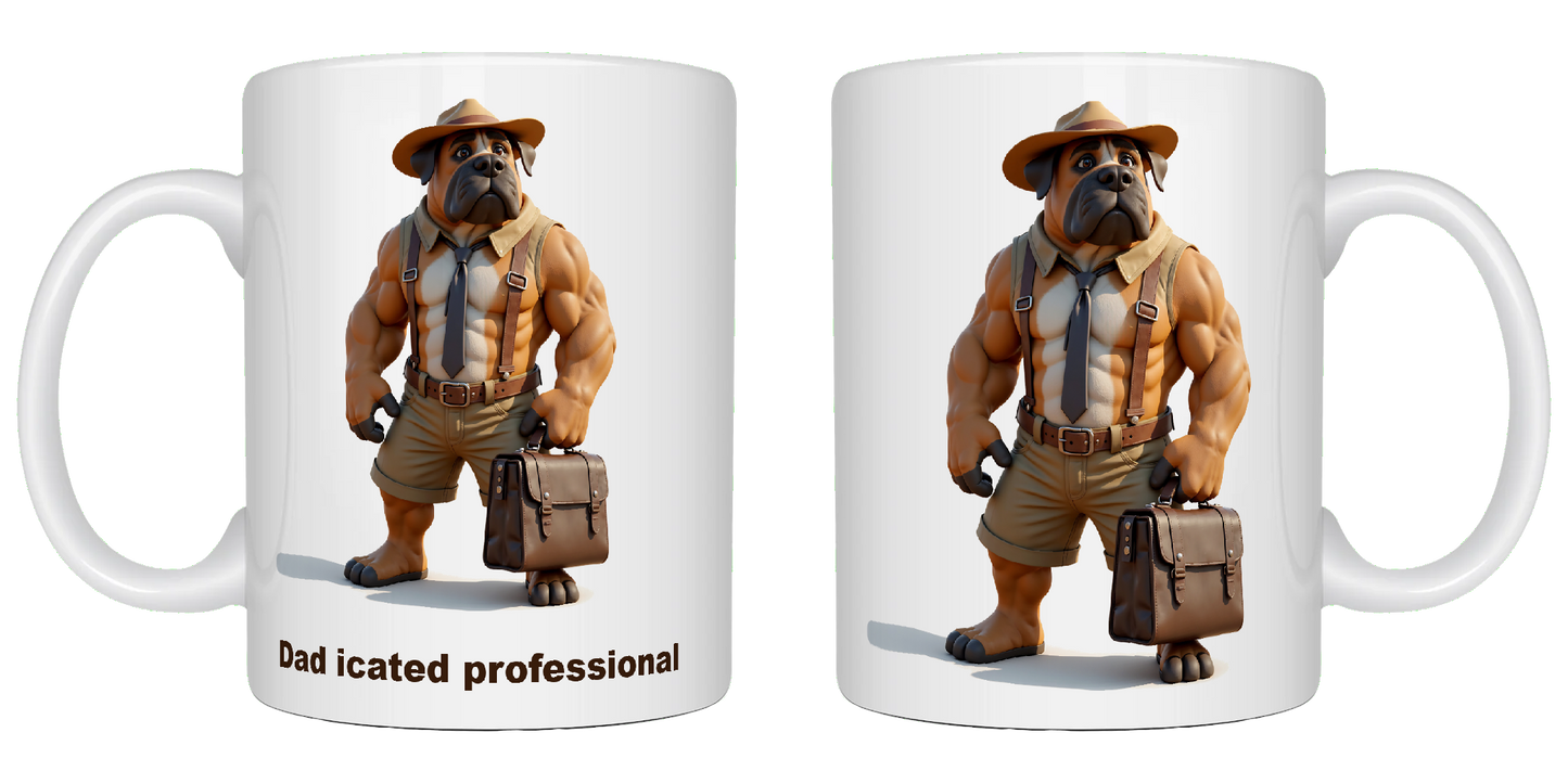 Dad icated professional, Father's Day Mug