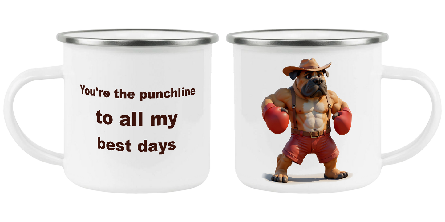 You're the punchline to all my best days, Father's Day Mug