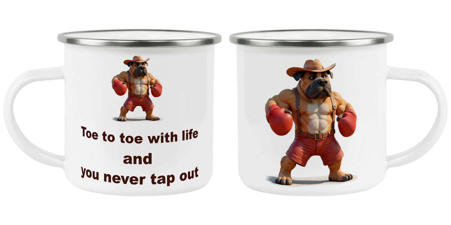Toe to toe with life and you never tap out, Father's Day Mug