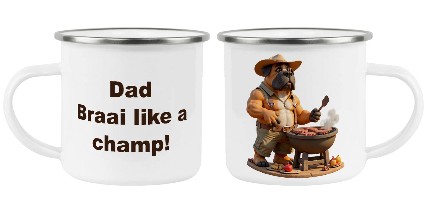 Dad, Braai like a champ, Father's Day Mug