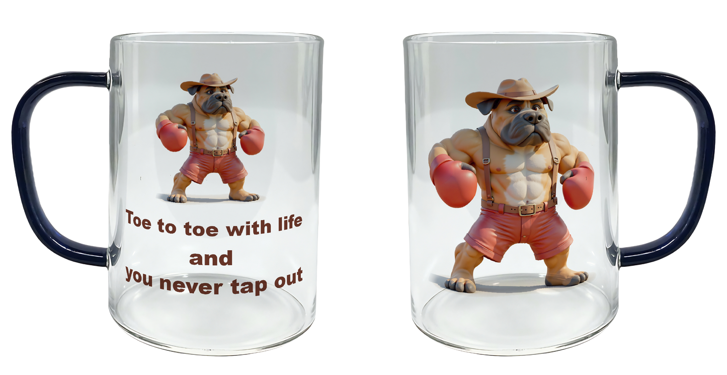 Toe to toe with life and you never tap out, Father's Day Mug