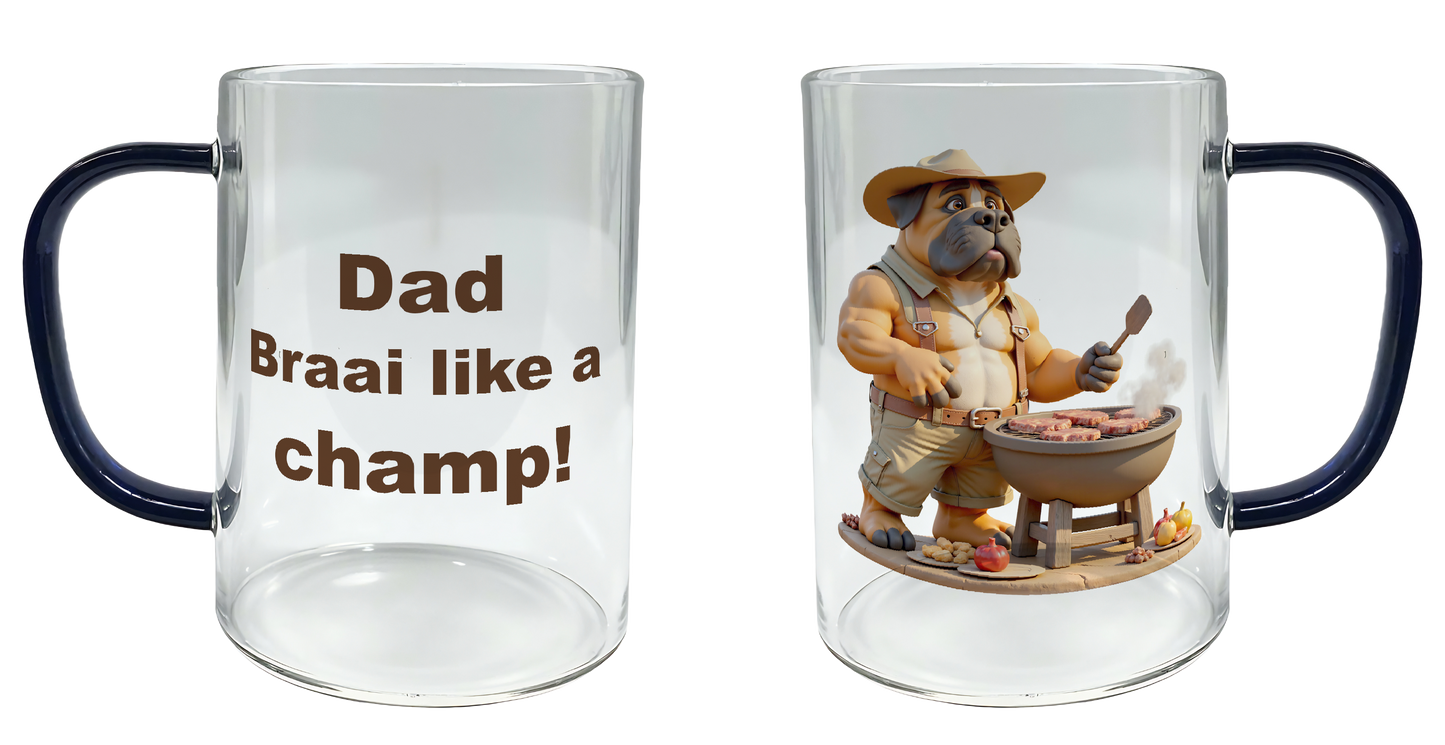Dad, Braai like a champ, Father's Day Mug