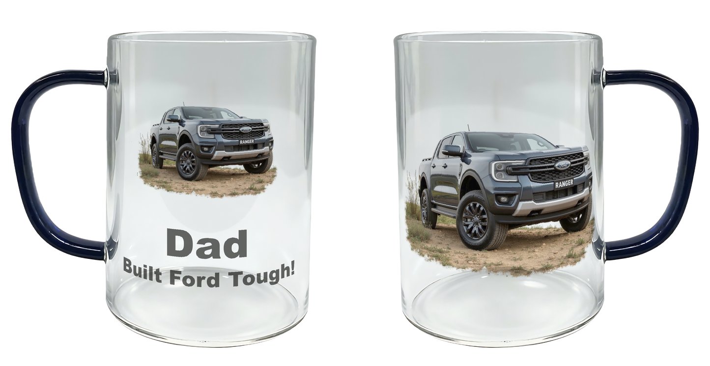 Dad, Built Ford Tough, Father's Day Mug