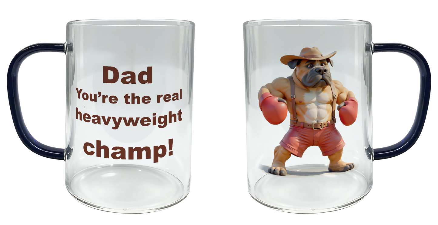 Dad, You're the real heavyweight champ!, Father's Day Mug