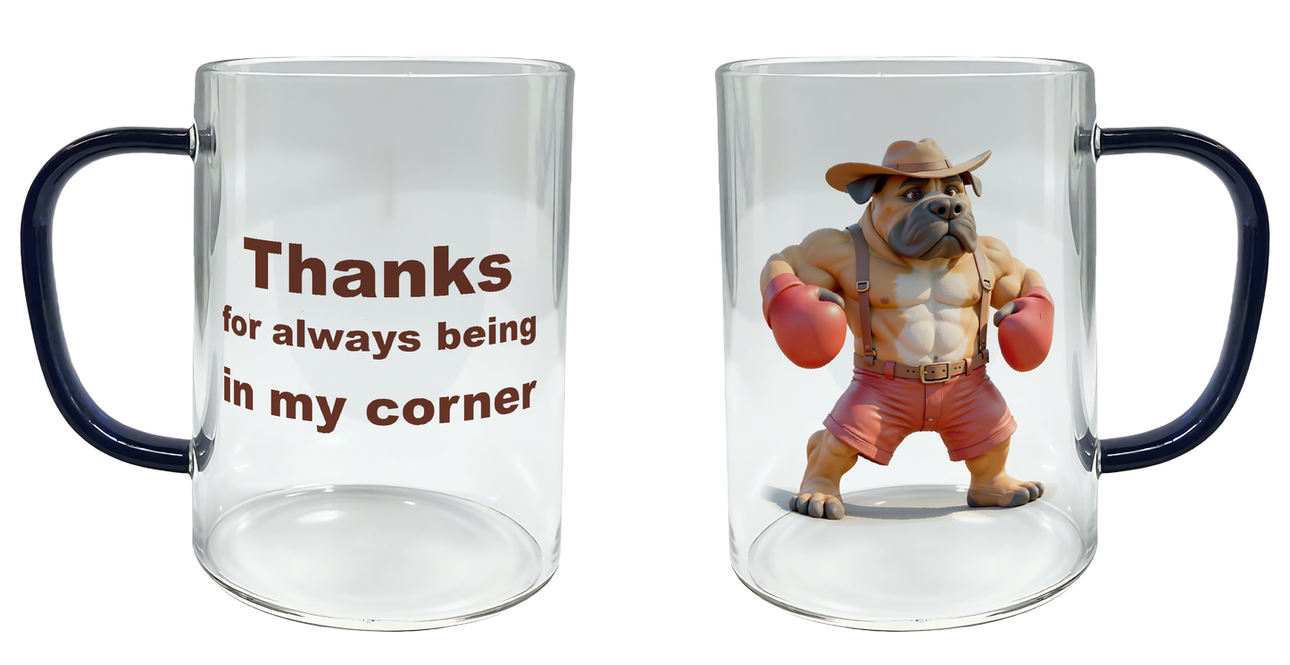 Thanks for always being in my corner, Father's Day Mug