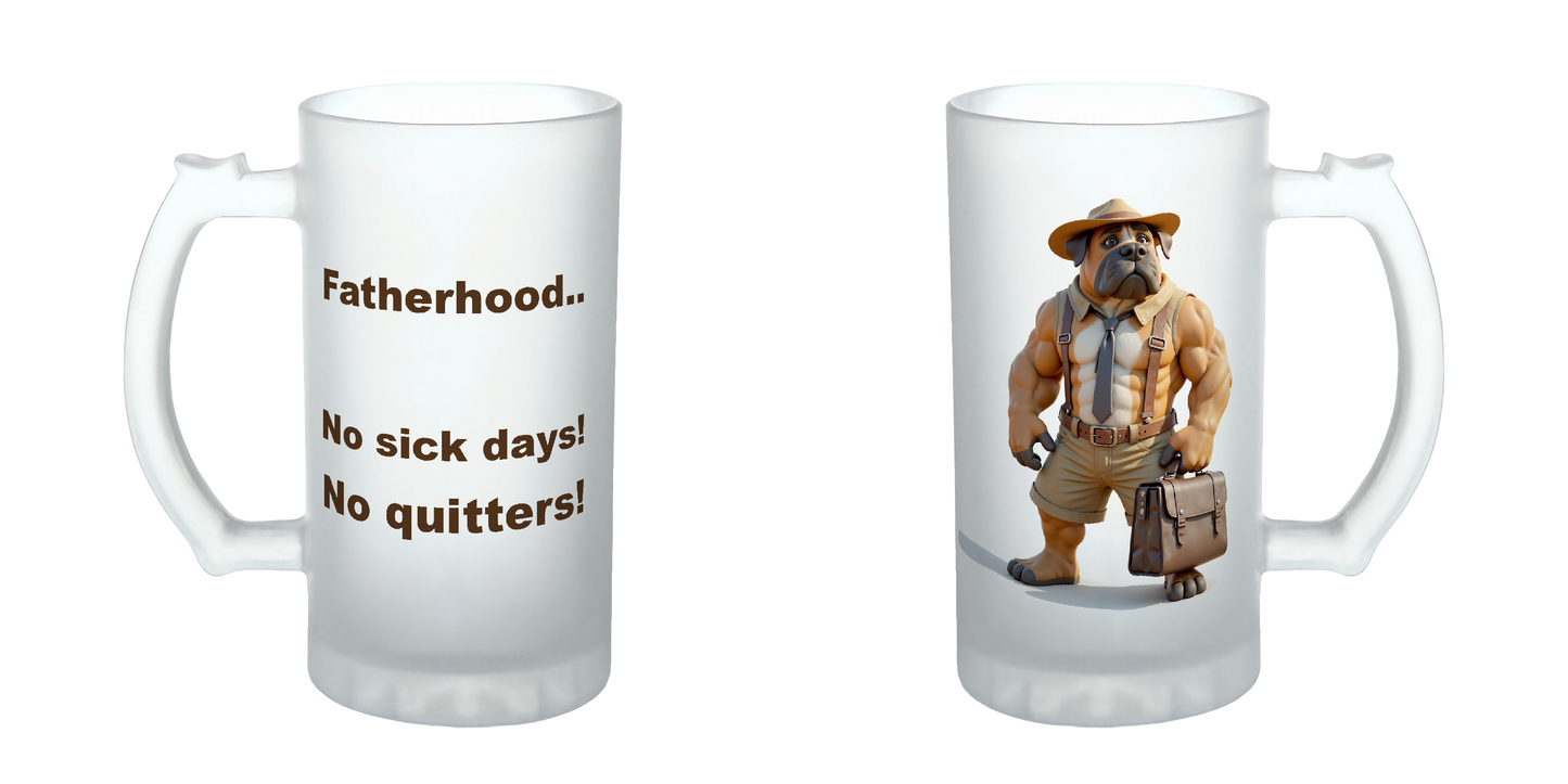 Fatherhood, No Sick Days, No Quitters, Father's Day Mug