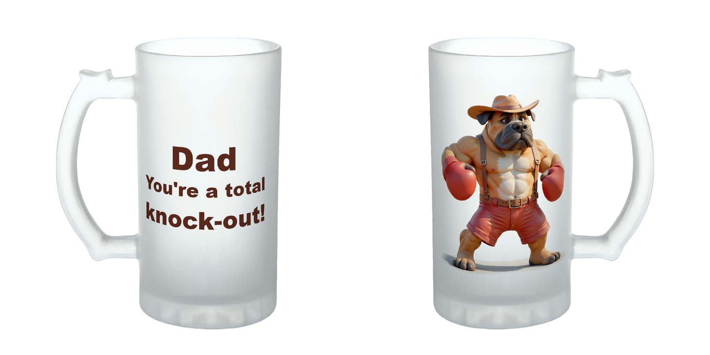 Dad, you're a total knock-out, Father's Day Mug