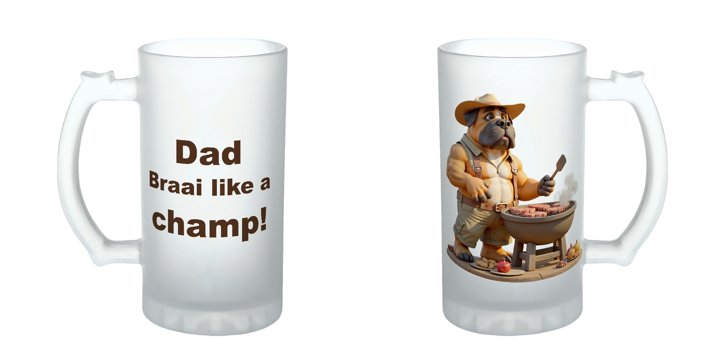Dad, Braai like a champ, Father's Day Mug
