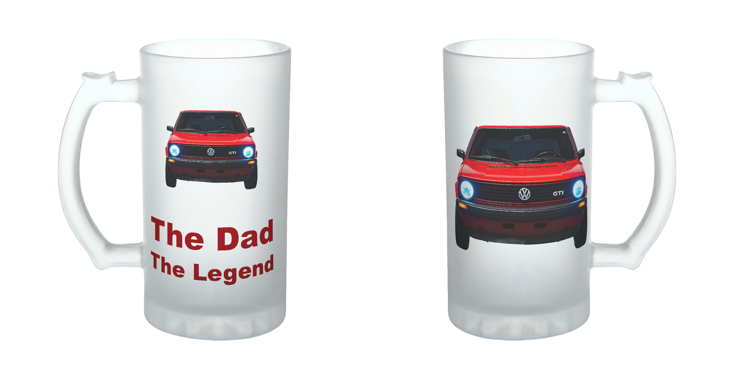 The Dad, The Legend, VW Golf GTI Mk1, Father's Day Mug
