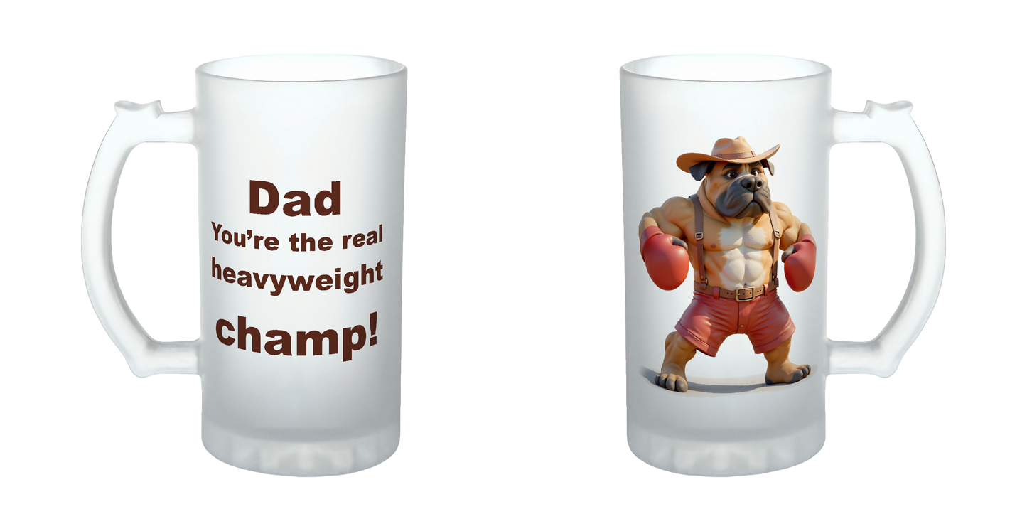 Dad, You're the real heavyweight champ!, Father's Day Mug