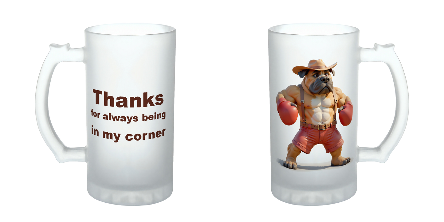Thanks for always being in my corner, Father's Day Mug
