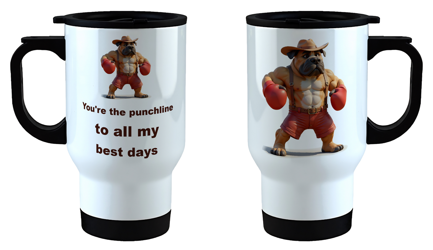 You're the punchline to all my best days, Father's Day Mug