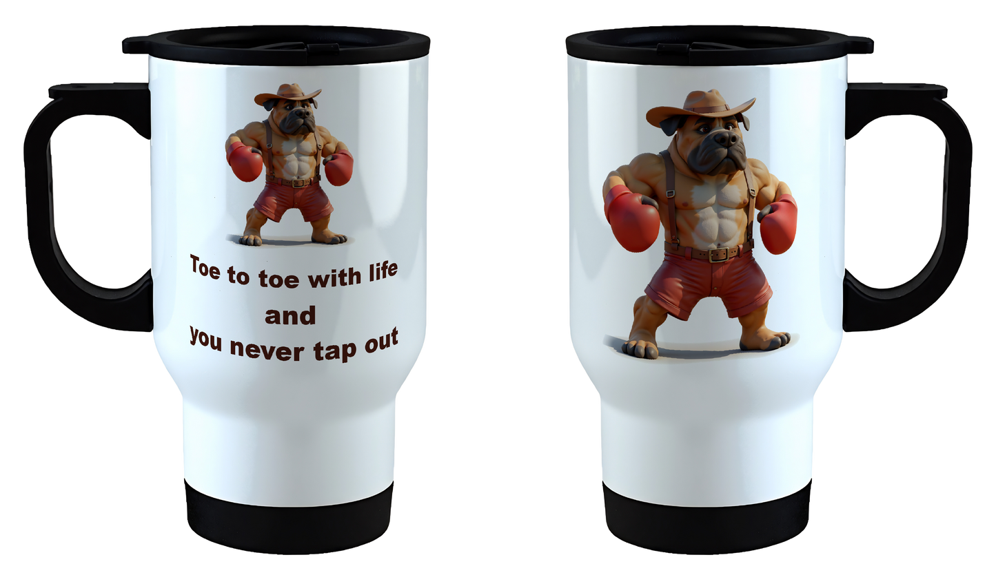 Toe to toe with life and you never tap out, Father's Day Mug