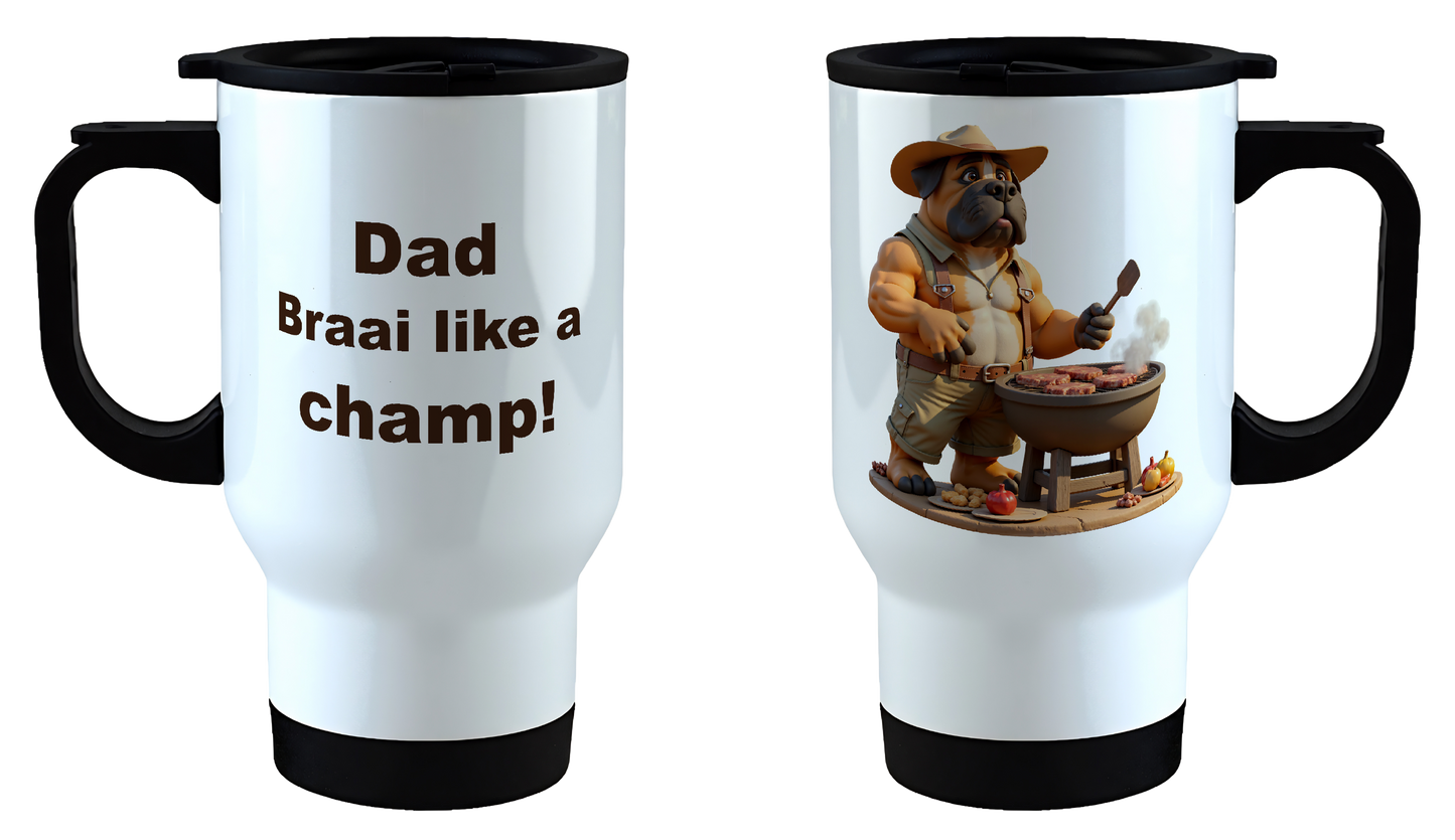 Dad, Braai like a champ, Father's Day Mug