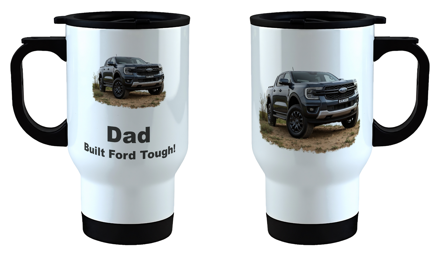 Dad, Built Ford Tough, Father's Day Mug
