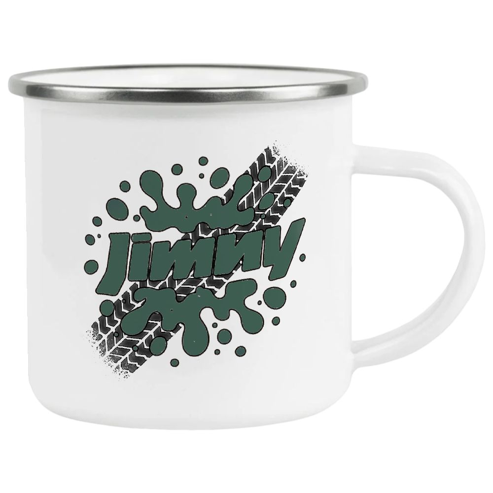 Offroad adventure, Jungle Green Suzuki Jimny edition, coffee mug