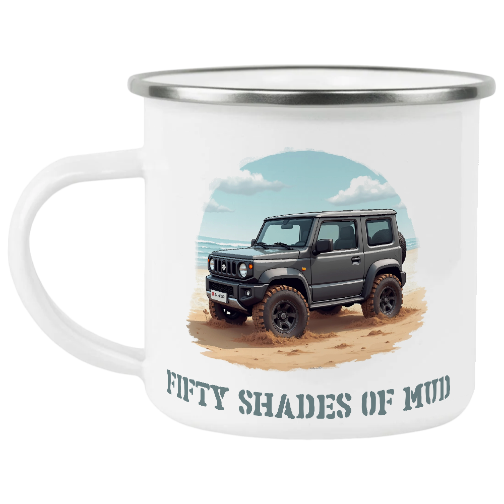 Offroad adventure, Charcoal Suzuki Jimny edition, coffee mug