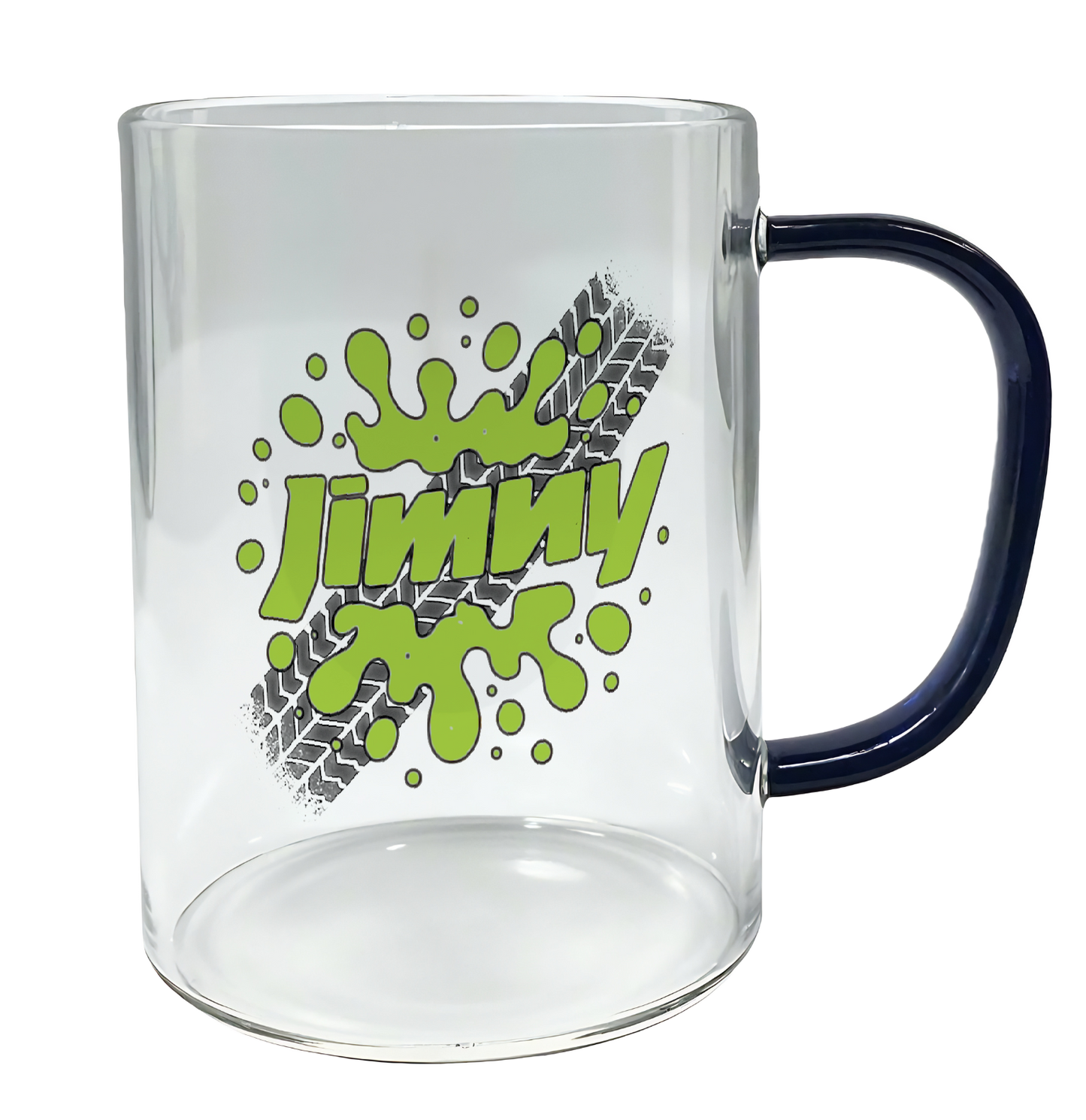 Offroad adventure, Green Suzuki Jimny edition, coffee mug