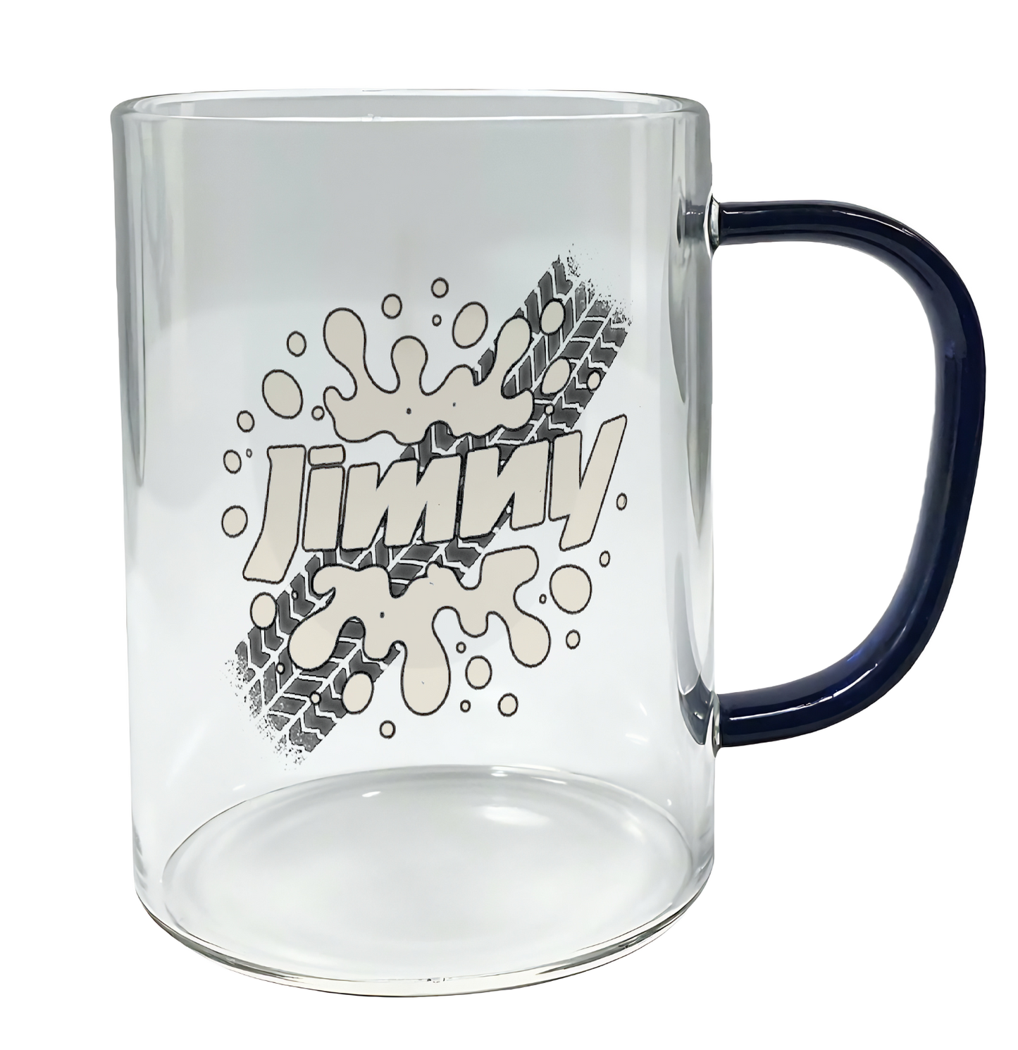 Offroad adventure, White Suzuki Jimny edition, coffee mug